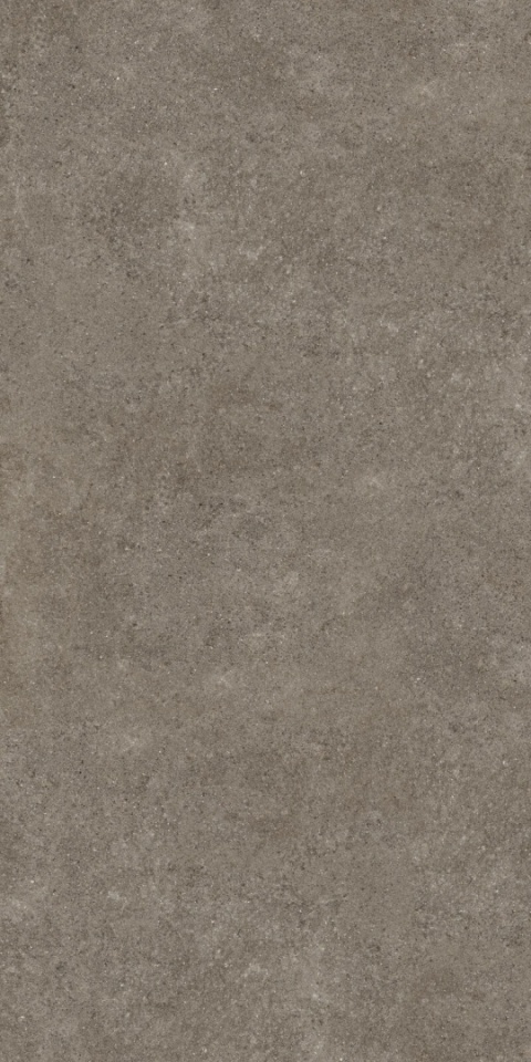 Grespania Porfido Brown Natural  – ciepła brązowo-szara płyta z subtelnym mineralnym rysunkiem.