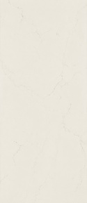 Marazzi Marble Look Altissimo z kremowobiałą bazą, subtelnym jasnoszarym użyleniem i połyskiem Lux