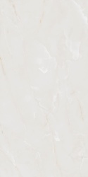 Marazzi Onice Avorio z kremową bazą, subtelnymi złotawymi żyłami i błyszczącym wykończeniem Lux
