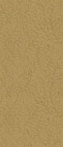 Złocisto-musztardowa powierzchnia Marazzi Decoro Luxor z gęstym ornamentem drobnych gałązek i liści