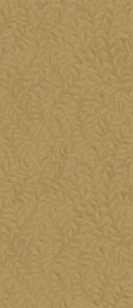 Złocisto-musztardowa powierzchnia Marazzi Decoro Luxor z gęstym ornamentem drobnych gałązek i liści