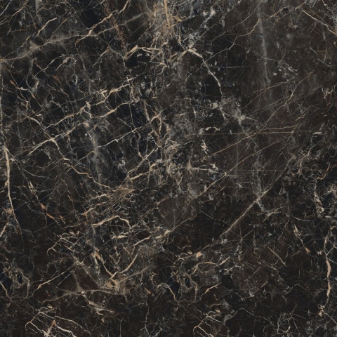Marazzi Saint Laurent z głęboką czarno-brązową bazą oraz gęstym beżowym, złotawym i miedzianym żyłowaniem
