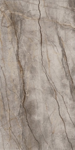 Marazzi Silver Root Grey z szarą bazą, szerokimi mineralnymi pasmami i cienkimi grafitowymi żyłami
