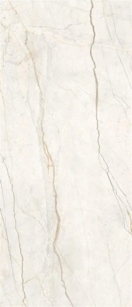 Marazzi Silver Root White z jasną bazą, kierunkowymi pasmami oraz szarym i beżowym użyleniem