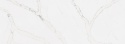 Cała płyta TechniStone Calacatta Serchio z szarymi żyłami na białym tle