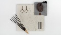 Moodboard z płytą TechniStone Wild Yucca Poler w jasnym, naturalnym odcieniu.