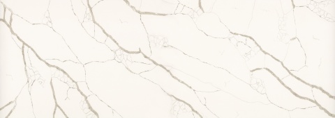 Cała płyta TechniStone Crystal Calacatta Silva w polerowanym wykończeniu