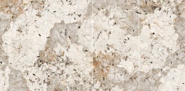 Cztery wzory Face FLORIM Stone Heritage Tundra z naturalnie zróżnicowanym mineralnym rysunkiem.