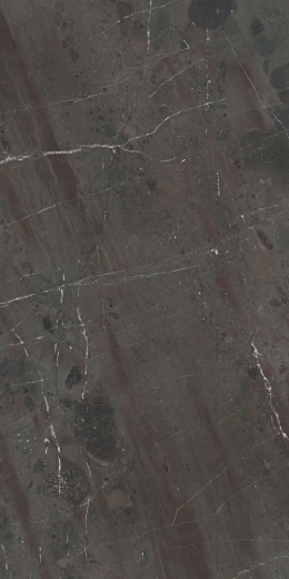 FLORIM Stone Marble Brun Matte Silk, ciemny brązowo-grafitowy spiek z jasnym użyleniem.