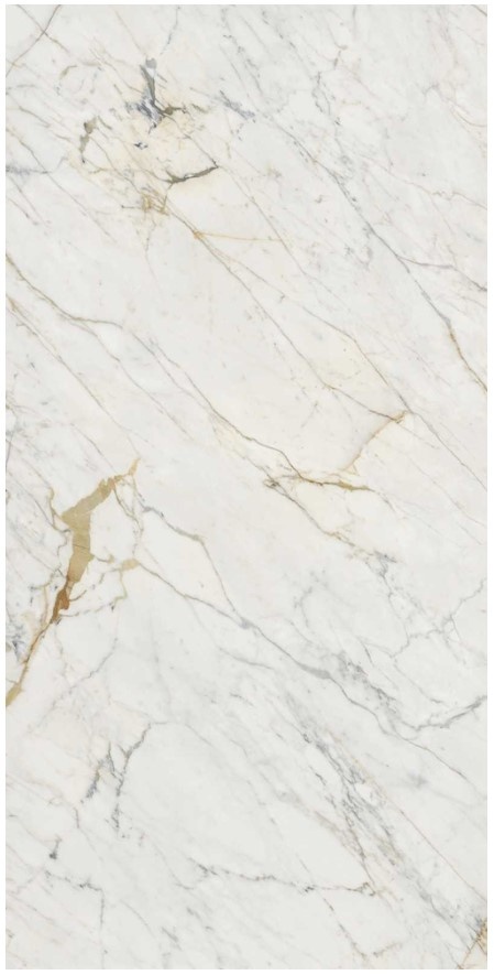 Marazzi Marble Look Golden White – biały spiek kwarcowy inspirowany marmurem z delikatnym złotym użyleniem