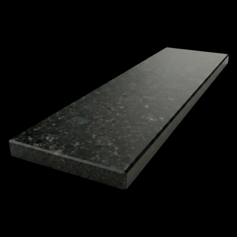 Parapet Granit Black Antracite Satyn