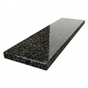 Parapet granitowy Black Sky FALCO poler 2 cm i 3 cm – wizualizacja produktu na jasnym tle