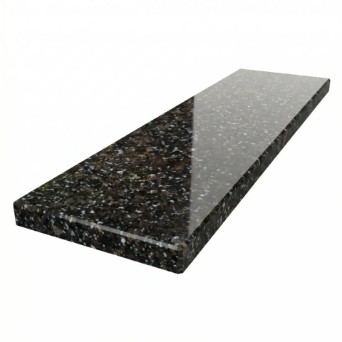 Parapet granitowy Black Sky FALCO poler 2 cm i 3 cm – wizualizacja produktu na jasnym tle