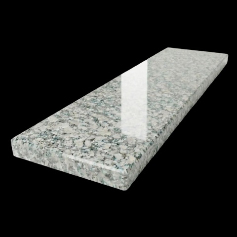 Granitowy parapet Crema FALCO 2 cm z drobnym naturalnym ziarnem i polerowanym wykończeniem