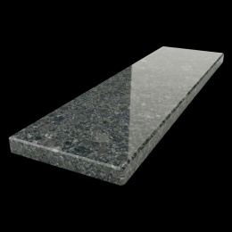 Parapet granitowy Steel Grey FALCO 2 lub 3 cm w polerowanym wykończeniu i grafitowej kolorystyce.