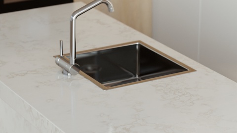 Blat kuchenny TechniStone Altamonte 20 mm Poler ze zlewozmywakiem podwieszanym