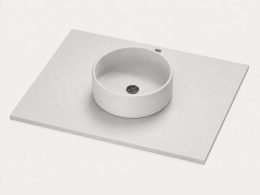 Silestone Integrity Zoe Top Desert Silver z cienkim blatem pod wymiar o prostej krawędzi 1,2 cm