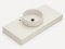 Umywalka z Blatem pod wymiar - Silestone Integrity Zoe Top Ariel - blat pogrubiony 10 cm