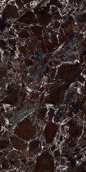 Płyta FLORIM Stone Baroque Red 12 mm z wyrazistym rysunkiem ciemnoczerwonego marmuru.
