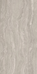 FLORIM Stone Travertine Nut Matte Silk z jasnym beżowo-szarym rysunkiem inspirowanym naturalnym trawertynem.