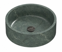 Umywalka Silestone Jardin Emerald z zieloną powierzchnią z naturalnym użyleniem