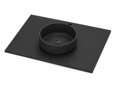 Umywalka Silestone Integrity Zoe Top Bao Arden Blue z blatem wykonywanym na wymiar o grubości 1,2 cm