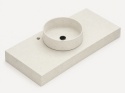 Umywalka Silestone Integrity Zoe Top Bao Ariel z blatem wykonywanym na wymiar i pogrubioną krawędzią 10 cm