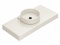 Umywalka z Blatem pod wymiar - Silestone Integrity Zoe Top Bao Blanc Élysée - blat pogrubiony 10 cm