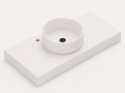 Silestone Integrity Zoe Top Bao Blanco Zeus z jasnym blatem wykonywanym na wymiar i pogrubioną krawędzią do 10 cm