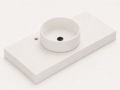 Silestone Integrity Zoe Top Bao Blanco Zeus z jasnym blatem wykonywanym na wymiar i pogrubioną krawędzią do 10 cm