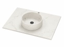 Umywalka Integrity Zoe Top Bao Bronze Rivers z blatem wykonywanym na wymiar i prostą krawędzią 1,2 cm