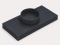 Umywalka z Blatem pod wymiar - Silestone Integrity Zoe Top Bao Charcoal Soapstone - blat pogrubiony 10 cm