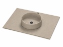 Umywalka Silestone Integrity Zoe Top Bao Coral Clay Colour z blatem wykonywanym na wymiar o grubości 12 mm