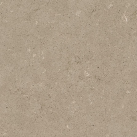 Silestone Coral Clay Colour z ciepłą beżową kolorystyką i subtelnym kamiennym rysunkiem