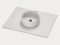 Umywalka z Blatem pod wymiar - Silestone Integrity Zoe Top Bao Desert Silver - blat pogrubiony 1,2 cm