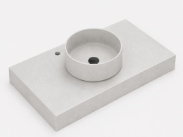 Integrity Zoe Top Bao Desert Silver z blatem Silestone pod wymiar i pogrubioną krawędzią do 10 cm