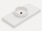 Umywalka z Blatem pod wymiar - Silestone Integrity Zoe Top Bao Et. Calacatta Gold - blat pogrubiony 10 cm