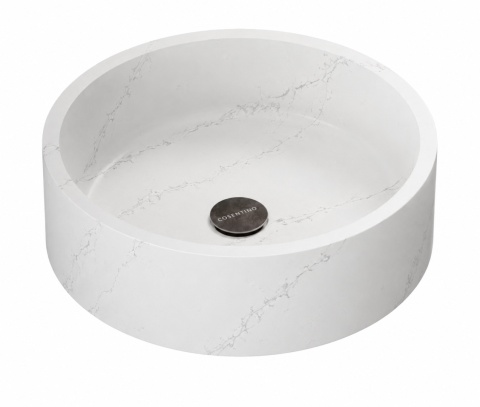 Umywalka Silestone Integrity Zoe Top Bao Ethereal Noctis w polerowanym wykończeniu z subtelnym marmurowym użyleniem