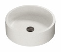 Umywalka nablatowa Silestone Integrity Zoe Top Bao Lime Delight w jasnym, kremowym kolorze z delikatną mineralną strukturą