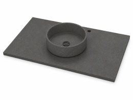 Umywalka Silestone Integrity Zoe Top Bao Marengo z blatem wykonywanym na wymiar z płyty Silestone o grubości 1,2 cm