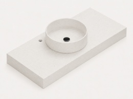 Umywalka Silestone Integrity Zoe Top Bao Miami Vena z blatem wykonywanym na wymiar i efektowną pogrubioną krawędzią 10 cm
