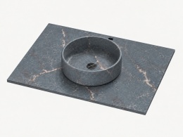 Silestone Integrity Zoe Top Parisien Bleu z blatem pod wymiar 1,2 cm