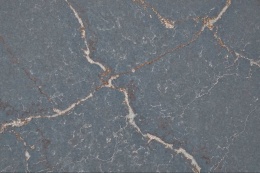 Silestone Parisien Bleu – niebiesko-szary dekor z jasnym i złotym użyleniem