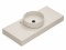 Umywalka z Blatem pod wymiar - Silestone Integrity Zoe Top Bao Siberian - blat pogrubiony 10 cm