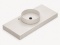 Umywalka z Blatem pod wymiar - Silestone Integrity Zoe Top Bao Snowy Ibiza - blat pogrubiony 10 cm