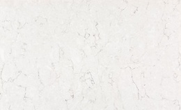 Silestone Snowy Ibiza z delikatnym szarym rysunkiem na jasnej powierzchni