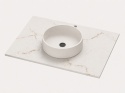 Umywalka Zoe TOP Bao z blatem Silestone Versailles Ivory z pogrubieniem do 1,2 cm