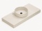 Umywalka z Blatem pod wymiar - Silestone Integrity Zoe Top Bao Versailles Ivory - blat pogrubiony 10 cm