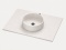 Umywalka z Blatem pod wymiar - Silestone Integrity Zoe Top Bao White Arabesque - blat pogrubiony 1,2 cm