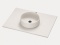Umywalka z Blatem pod wymiar - Silestone Integrity Zoe Top Bao White Storm - blat pogrubiony 1,2 cm